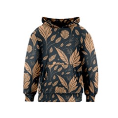 Background Pattern Leaves Texture Kids  Pullover Hoodie