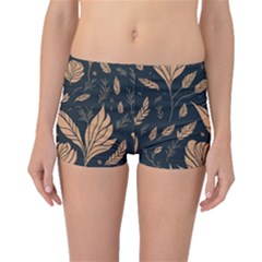 Background Pattern Leaves Texture Boyleg Bikini Bottoms by Salmanaz77