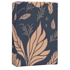 Background Pattern Leaves Texture Playing Cards Single Design (rectangle) With Custom Box