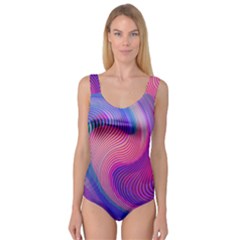 Swirl Twirl Design Pattern Purple Princess Tank Leotard  by Salmanaz77