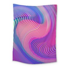 Swirl Twirl Design Pattern Purple Medium Tapestry