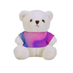 Swirl Twirl Design Pattern Purple Full Print Cuddly Teddy Bear by Salmanaz77