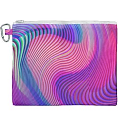 Swirl Twirl Design Pattern Purple Canvas Cosmetic Bag (xxxl) by Salmanaz77