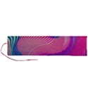 Swirl Twirl Design Pattern Purple Roll Up Canvas Pencil Holder (L) View1