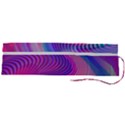 Swirl Twirl Design Pattern Purple Roll Up Canvas Pencil Holder (L) View2