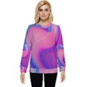 Swirl Twirl Design Pattern Purple Hidden Pocket Sweatshirt View1