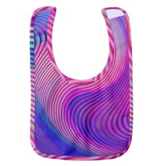 Swirl Twirl Design Pattern Purple Baby Bib by Salmanaz77