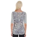 Fantasy floral random pattern Wide Neckline T-Shirt View2