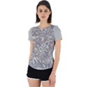 Fantasy floral random pattern Back Cut Out Sport T-Shirt View1