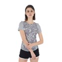 Fantasy floral random pattern Back Cut Out Sport T-Shirt View2