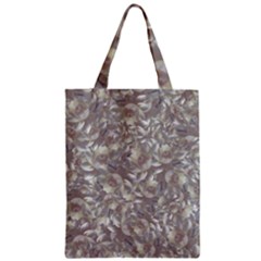 Fantasy Floral Random Pattern Zipper Classic Tote Bag