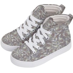 Fantasy Floral Random Pattern Kids  Hi-top Skate Sneakers by dflcprintsclothing