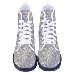 Fantasy Floral Random Pattern Women s High-top Canvas Sneakers by dflcprintsclothing