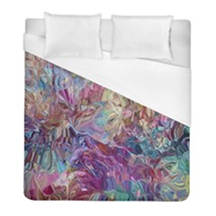 Melting Patterns Duvet Cover (full/ Double Size) by kaleidomarblingart