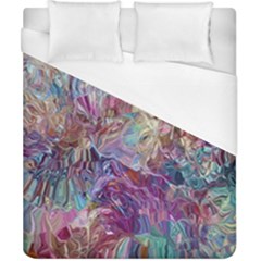 Melting Patterns Duvet Cover (california King Size) by kaleidomarblingart