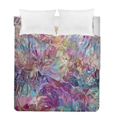 Melting Patterns Duvet Cover Double Side (full/ Double Size) by kaleidomarblingart