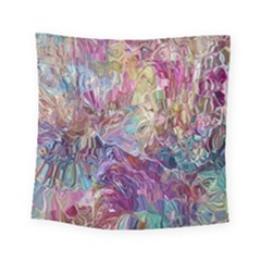 Melting Patterns Square Tapestry (small)