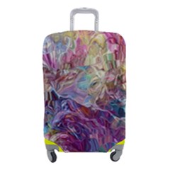 Melting Patterns Luggage Cover (small) by kaleidomarblingart