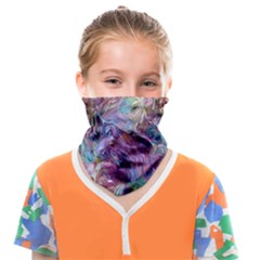 Melting Patterns Face Covering Bandana (kids) by kaleidomarblingart