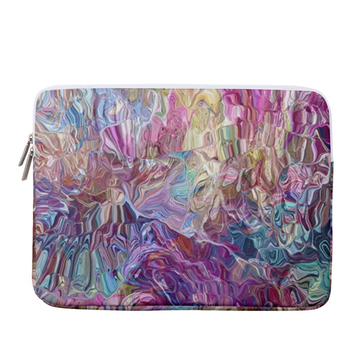 Melting patterns 14  Vertical Laptop Sleeve Case With Pocket