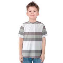 Minimal Mixed Abstract Lines Print Copia Kids  Cotton T-shirt