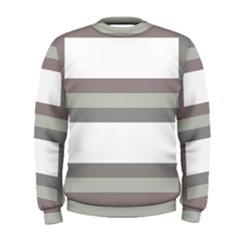 Minimal Mixed Abstract Lines Print Copia Men s Sweatshirt