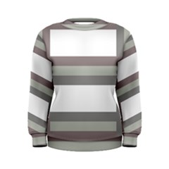 Minimal Mixed Abstract Lines Print Copia Women s Sweatshirt