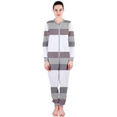 Minimal Mixed Abstract Lines Print Copia Onepiece Jumpsuit (ladies)