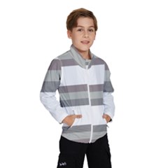 Minimal Mixed Abstract Lines Print Copia Kids  Windbreaker