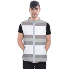 Minimal Mixed Abstract Lines Print Copia Men s Puffer Vest