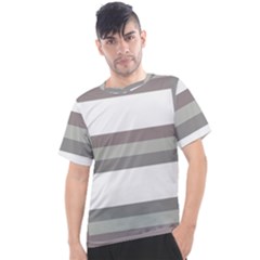 Minimal Mixed Abstract Lines Print Copia Men s Sport Top