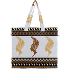 African Women Pattern Seamless Style Canvas Travel Bag by Bedest