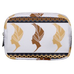 African Women Pattern Seamless Style Make Up Pouch (small) by Bedest