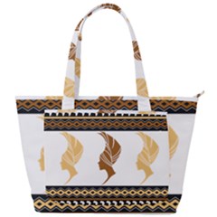 African Women Pattern Seamless Style Back Pocket Shoulder Bag  by Bedest