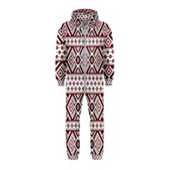 Ukrainian Folk Seamless Pattern Ornament Hooded Jumpsuit (kids)