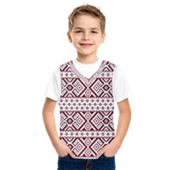 Ukrainian Folk Seamless Pattern Ornament Kids  Basketball Tank Top by Bedest