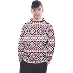 Ukrainian Folk Seamless Pattern Ornament Men s Pullover Hoodie