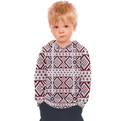 Ukrainian Folk Seamless Pattern Ornament Kids  Overhead Hoodie