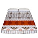 Ethnic Traditional Seamless Pattern Fitted Sheet (Queen Size) View1