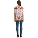 Bright Aztec Ethnic Seamless Pattern V-Neck Split Shoulder Casual T-Shirt View4