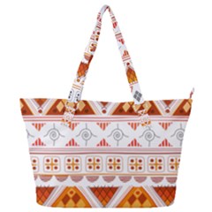 Bright Aztec Ethnic Seamless Pattern Full Print Shoulder Bag by Bedest