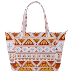 Bright Aztec Ethnic Seamless Pattern Back Pocket Shoulder Bag  by Bedest