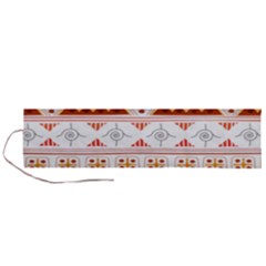 Bright Aztec Ethnic Seamless Pattern Roll Up Canvas Pencil Holder (l) by Bedest