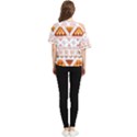 Bright Aztec Ethnic Seamless Pattern One Shoulder Cut Out T-Shirt View2