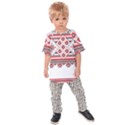 Retro Knitting Patterns Seamless Kids  Raglan T-Shirt View1