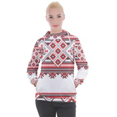 Retro Knitting Patterns Seamless Women s Hooded Pullover