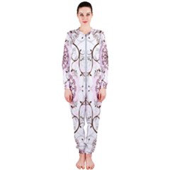 Floral Flora Flower Seamless Pattern Onepiece Jumpsuit (ladies)