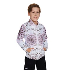 Floral Flora Flower Seamless Pattern Kids  Windbreaker