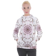 Floral Flora Flower Seamless Pattern Women s Hooded Pullover