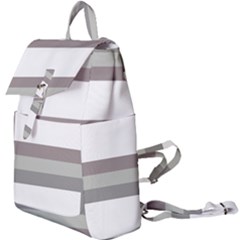 Minimal Mixed Abstract Lines Print Copia Buckle Everyday Backpack